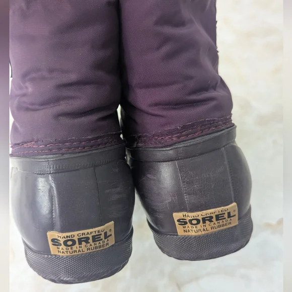 Sorel Kaufman Canada Snow Duck Boots Woman's Size Y8/W10 - Picture 8 of 11